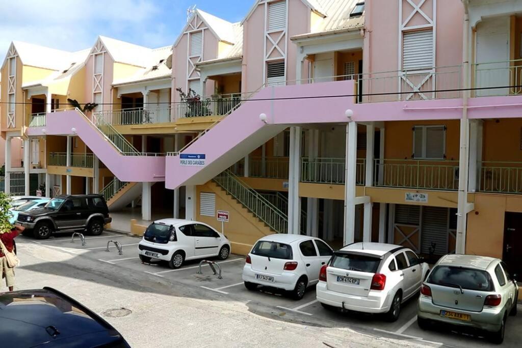 Appart. T2 De Luxe +Jacuzzi, Vue Mer Et Cote Plage Le Gosier  Exteriör bild